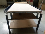 TILTING SET-UP TABLE, APPROX. 4' x 7'