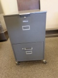 OXFORD LIFT TOP LEGAL SIZE PORTABLE FILE CABINET ON CASTERS