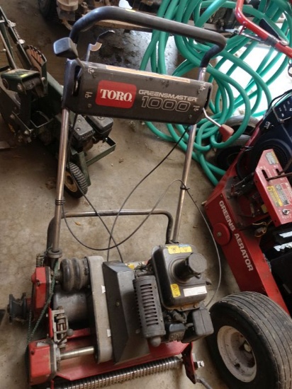 TORO GREENSMASTER 1000 REEL MOWER, KAWASAKI FE120 ENGINE