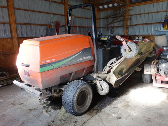 JACOBSEN RIDE ON FAIRWAY MOWER, MODEL HR-5111, 4WD,