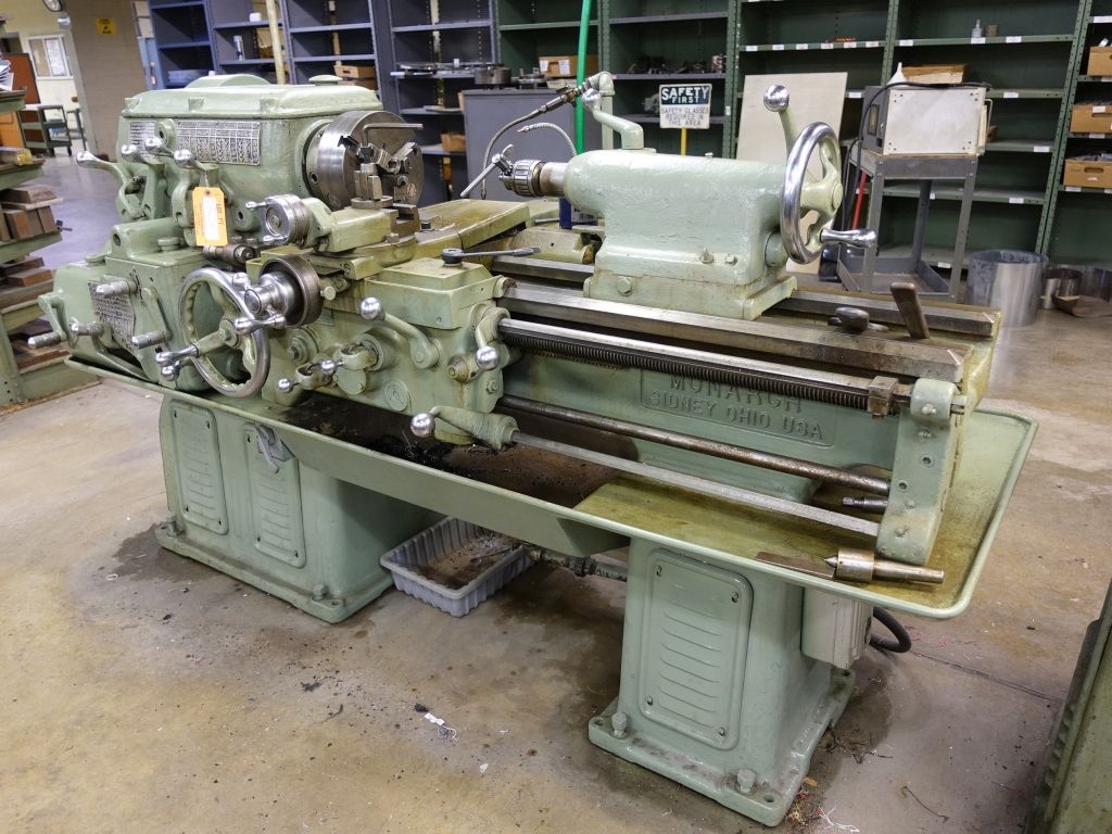 1945 Monarch Engine Lathe Model 12 Ck S N 28099 Industrial Machinery Equipment Manufacturing Online Auctions Proxibid