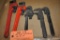 (5) PIPE WRENCHES, UP TO 14