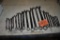 ASSORTED COMBINATION WRENCHES - METRIC AND STANDARD