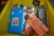 BIN WITH ASSORTMENT OF DRILL BITS, FORSTNER BIT, ETC.
