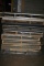 LARGE STACK OF SHEET STOCK ON SKIDS, (ASSORTED)
