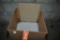 PARTIAL BOX OF PLEXI GLASS PIECES, 16