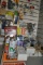 CONTENTS IN PLASTIC ORGANIZER AND ON PEGBOARD