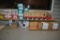 CONTENTS ON SHELF AND TOP OF BENCH IN THIS SECTION,