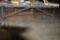 HEAVY DUTY 4' x 8' ROLLING TABLE ON CASTERS, STEEL FRAME,