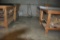 (2) WOODEN WORKBENCHES, (1) 4' x 113
