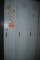 BANK OF THREE EMPLOYEE LOCKERS, GRAY