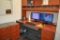 MATCHING MEDIUM TONE WOODGRAIN DESK WITH