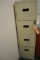HON FOUR DRAWER STANDARD SIZE FILE CABINET, LOCKABLE
