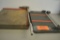 (2) PAPER SHEARS, ONE ROTARY AND ONE INGENTO LEVER BLADE TYPE