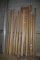 ASSORTED TRIM PIECES, SOME EMBOSSED, UP TO 10' LONG