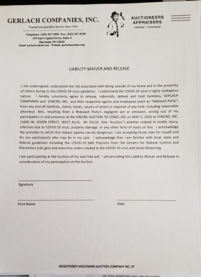 PLEASE READ ALL TERMS AND CONDITIONS PRIOR TO