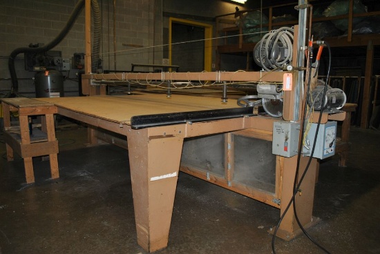 PETERSON 10' PANEL SAW, MOTORIZED AND MANUAL,