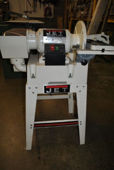 JET 6"BELT SANDER/12" DISC GRINDER,