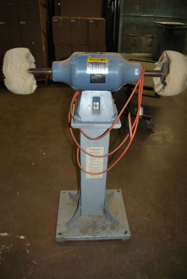 BALDOR DOUBLE END PEDESTAL BUFFER, MODEL 410B,