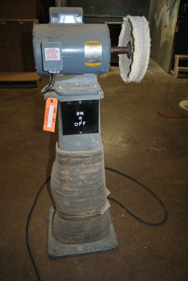 BALDOR SINGLE END PEDESTAL BUFFER, MODEL L1413,
