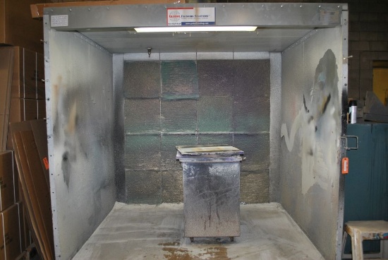 2004 GLOBAL FINISHING SOLUTIONS DRY FILTER SPRAY BOOTH,