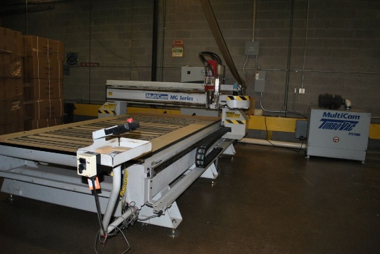 2001 MULTICAM SINGLE HEAD CNC ROUTER MODEL MG
