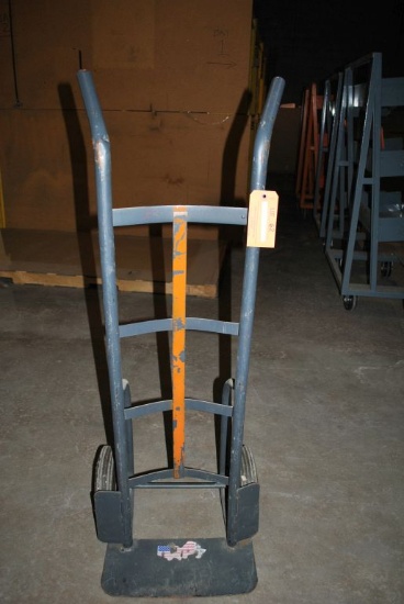 GRAY METAL HAND TRUCK