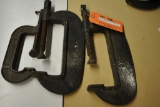 (2) JORGENSEN #706 HEAVY DUTY CLAMPS AND