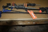 (6) QUICK GRIP CLAMPS, UP TO 36