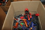 BOX OF ASSORTED SPRING CLAMPS