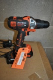 BLACK & DECKER 20 VOLT CORDLESS DRILL WITH BATTERY