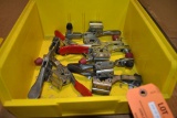 BIN OF HOLD DOWN CLAMPS