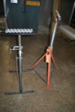 (2) ADJUSTABLE HEIGHT STOCK STANDS