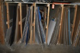 LARGE ASSORTMENT OF SHEET STOCK IN THIS 8' SECTIONS,