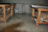 (2) WOODEN WORKBENCHES, (1) 4' x 113