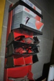WALL-MOUNT RACK WITH SAFETY GLASSES AND EARPLUGS