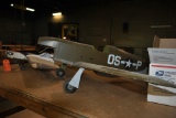 (2) MODEL AIRPLANES AND PARTS ON TABLE