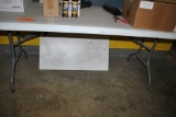 LIFETIME FIBERGLASS FOLDING TABLE, 6' x 30