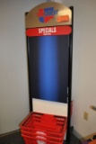 CARQUEST DISPLAY UNIT WITH PLASTIC BASKETS