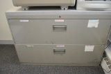 TWO DRAWER HORIZONTAL FILE CABINET, 42