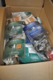 BOX OF FINITI CIGARETTES AND MISC.