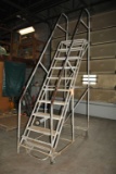 BERG TEN STEP PORTABLE SAFETY STAIRWAY WITH