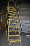 ELEVEN STEP PORTABLE SAFETY STAIRWAY,