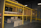 (3) SECTIONS OF HEAVY DUTY TUBULAR TYPE PALLET RACKING,
