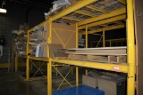 (3) SECTIONS OF HEAVY DUTY TUBULAR TYPE PALLET RACKING,