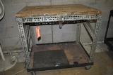 METAL SHOP CART WITH LOWER SHELF, 25