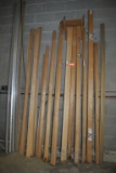 ASSORTED TRIM PIECES, SOME EMBOSSED, UP TO 10' LONG