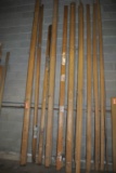 ASSORTED TRIM PIECES, MOSTLY CROWN MOLDING, UP TO