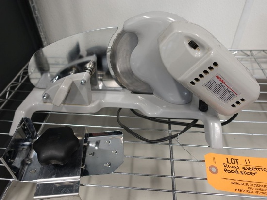 RIVAL ELECTRIC FOOD SLICER