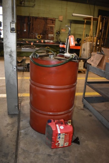 PARTIAL BARREL OF MOBIL BEARING AND CIRCULATION OIL